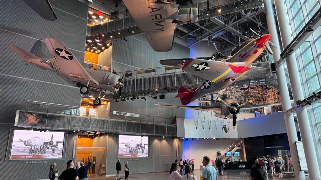 Airplanes at the National WWII Museum in New Orleans