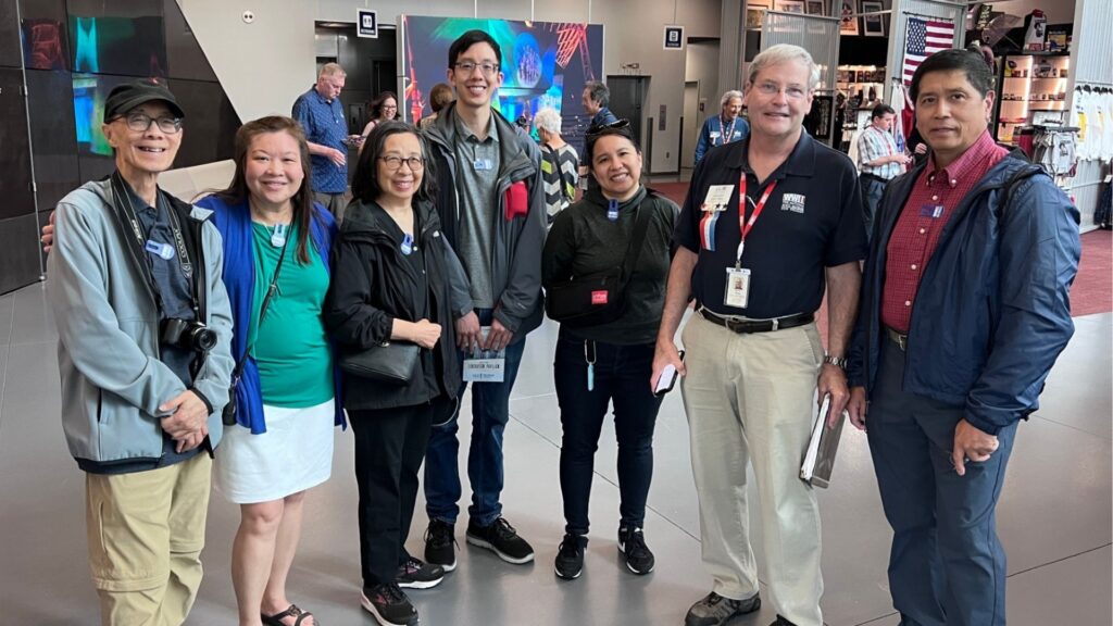 Group photo before tour of the National WII Museum in New Orleans