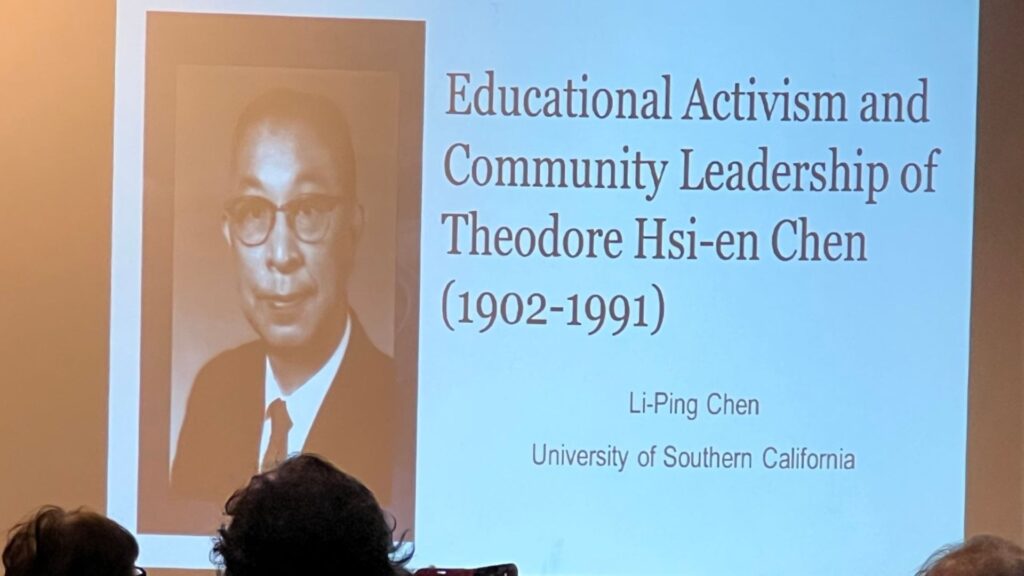 Powerpoint introduction slide for Asian Studies in SoCal dinner/program