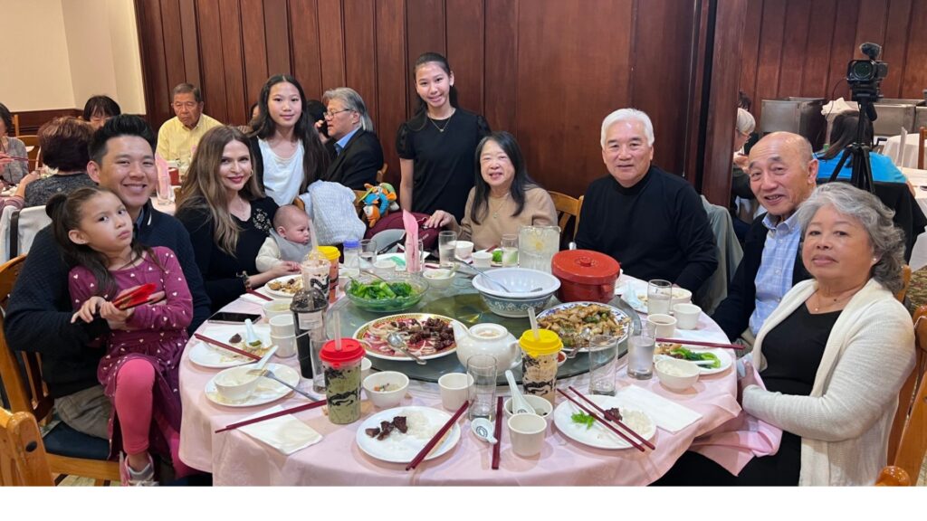 Asian studies in SoCal dinner/program table with attendees