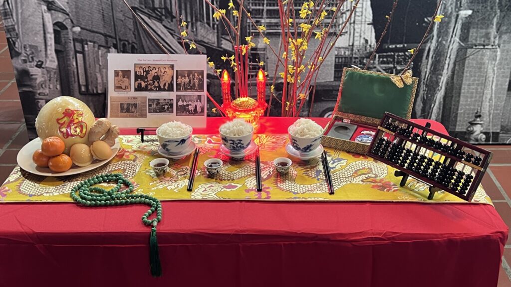 Photos from the Celebrating In Our Ancestors' Footsteps at Los Angeles Union Station Event - display by Paulette Pierce