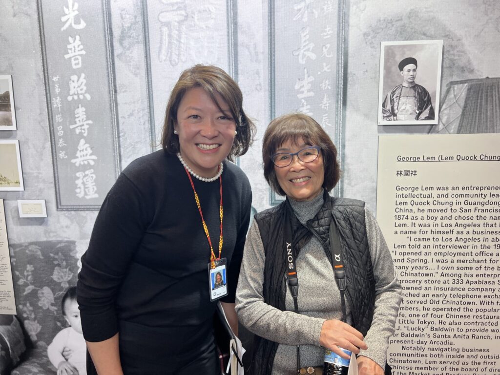 Photos from the Celebrating In Our Ancestors' Footsteps at Los Angeles Union Station Event - Mayen Alcantara (Metro Art) and Cindy Yee