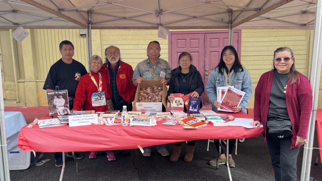 Group photo at the CHSSC booth at the Firecracker Run