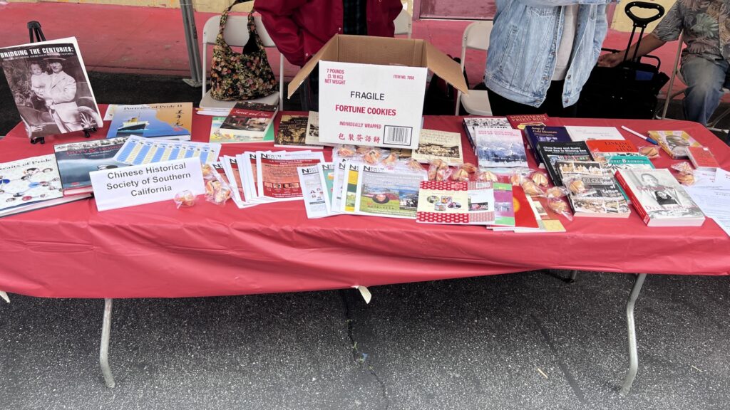 CHSSC table at the Firecracker Run booth