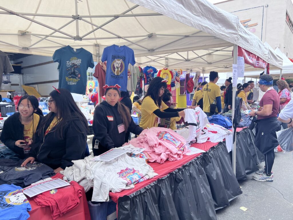 Booth at the Firecracker Run