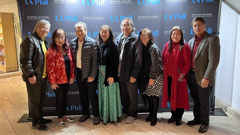 Group photo prior to the Lunar New Year Concert at the Walt Disney Concert Hall
