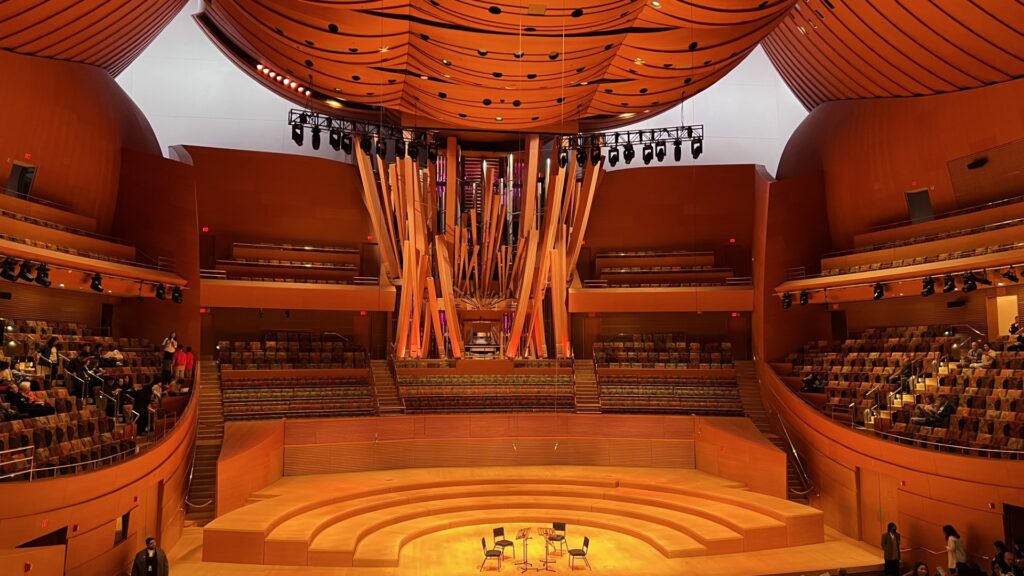 Walt Disney Concert Hall stage