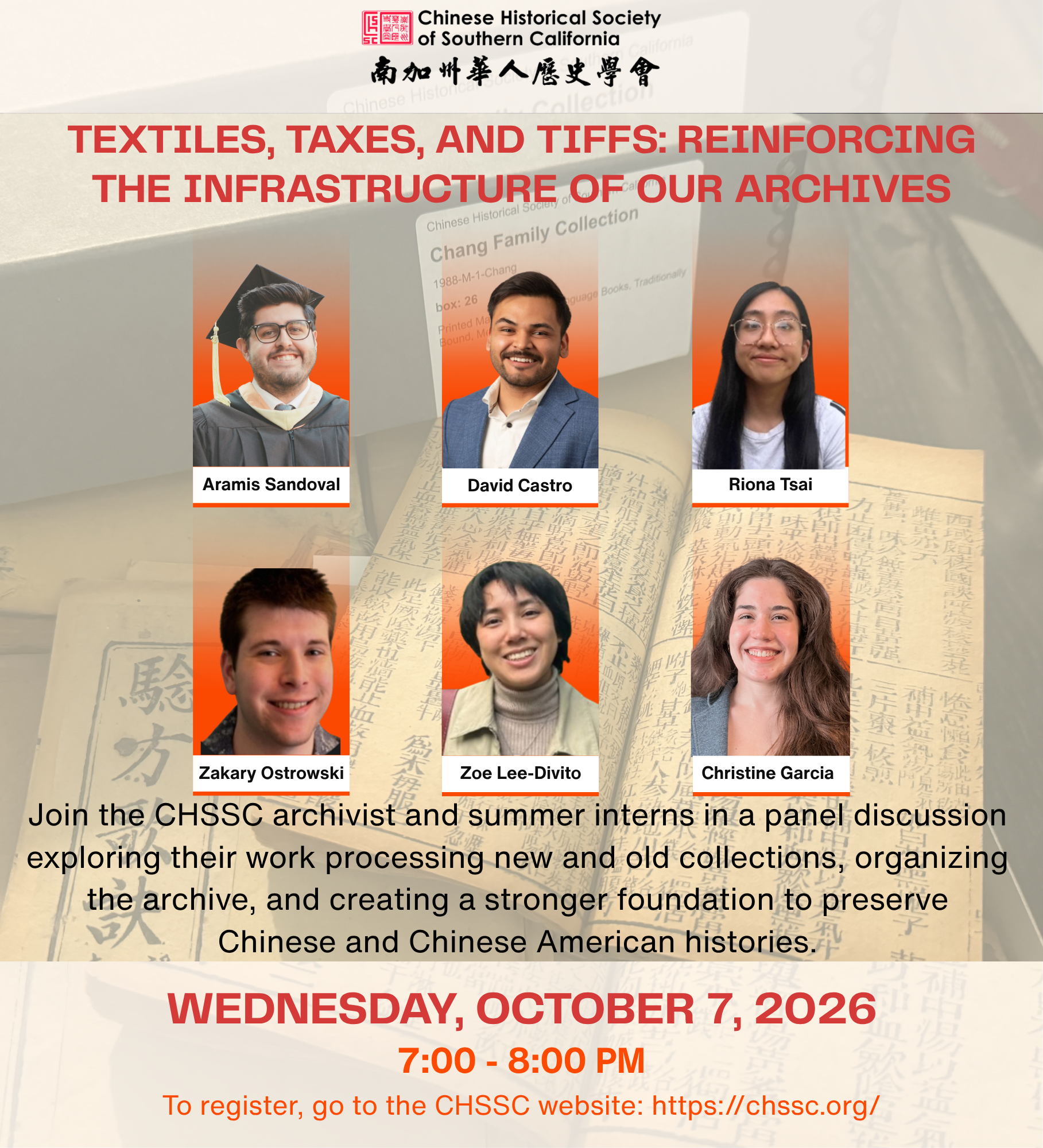 October 2026 Program Flyer